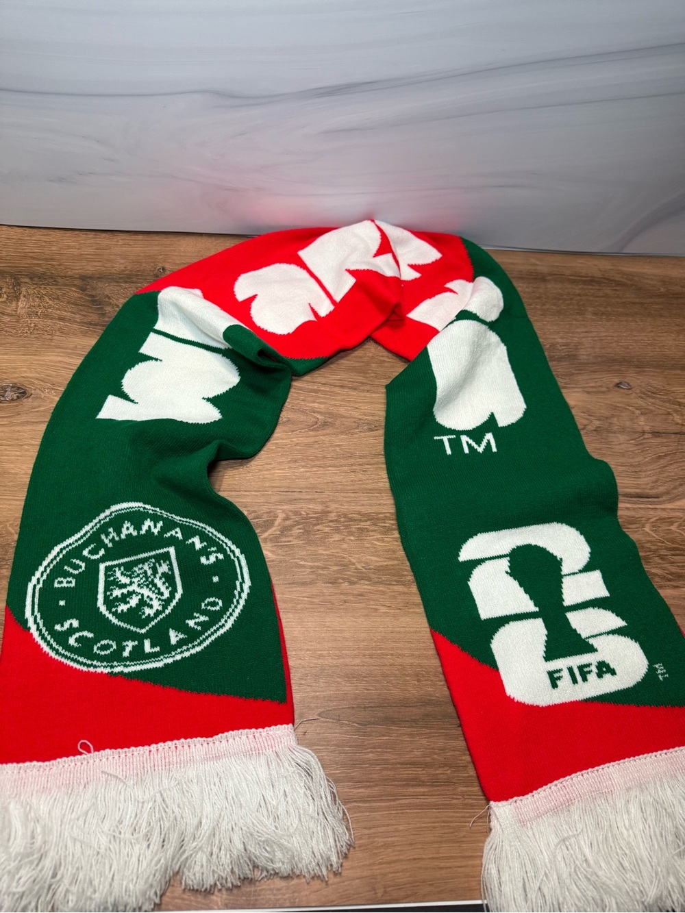 FIFA World Cup 2026 Buchanan's Scotland WE ARE 26 Supporter Scarf NWOT